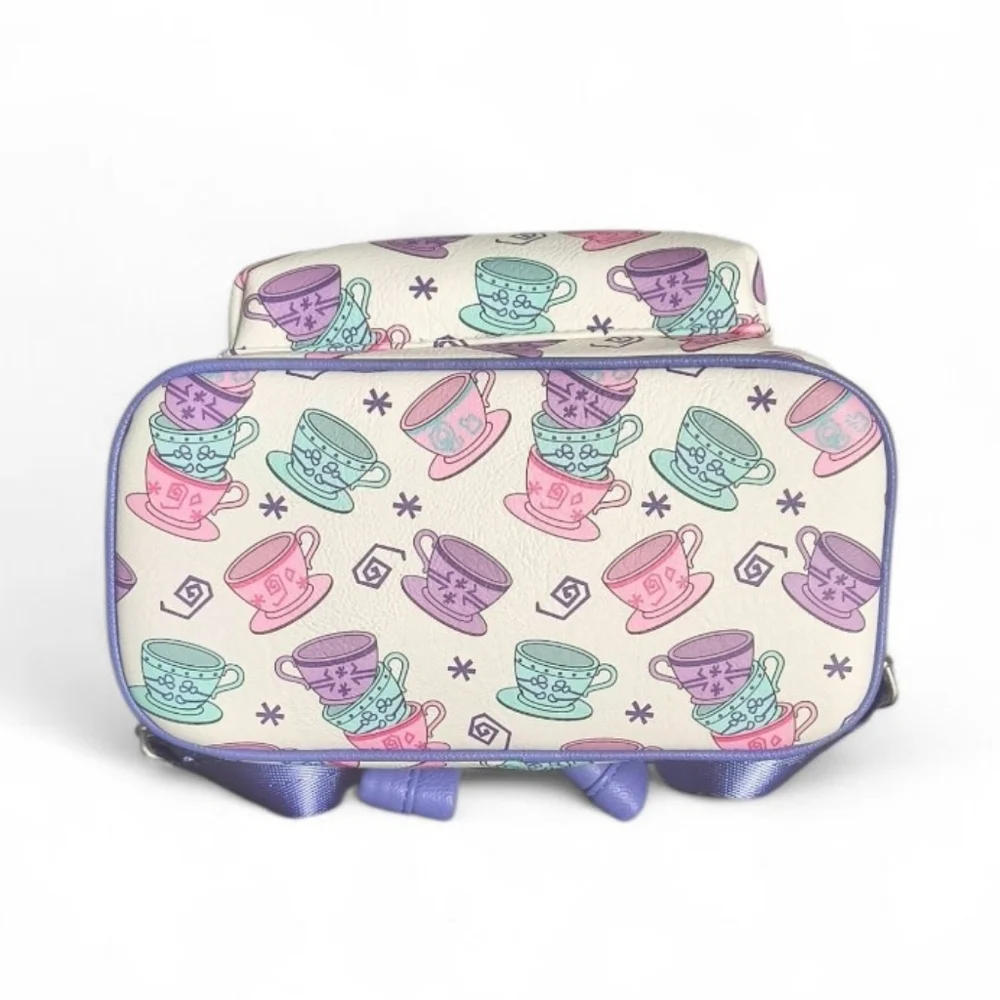 Loungefly Disney Parks Alice In Wonderland Mad Tea Party Mini Backpack - Picture 6 of 9